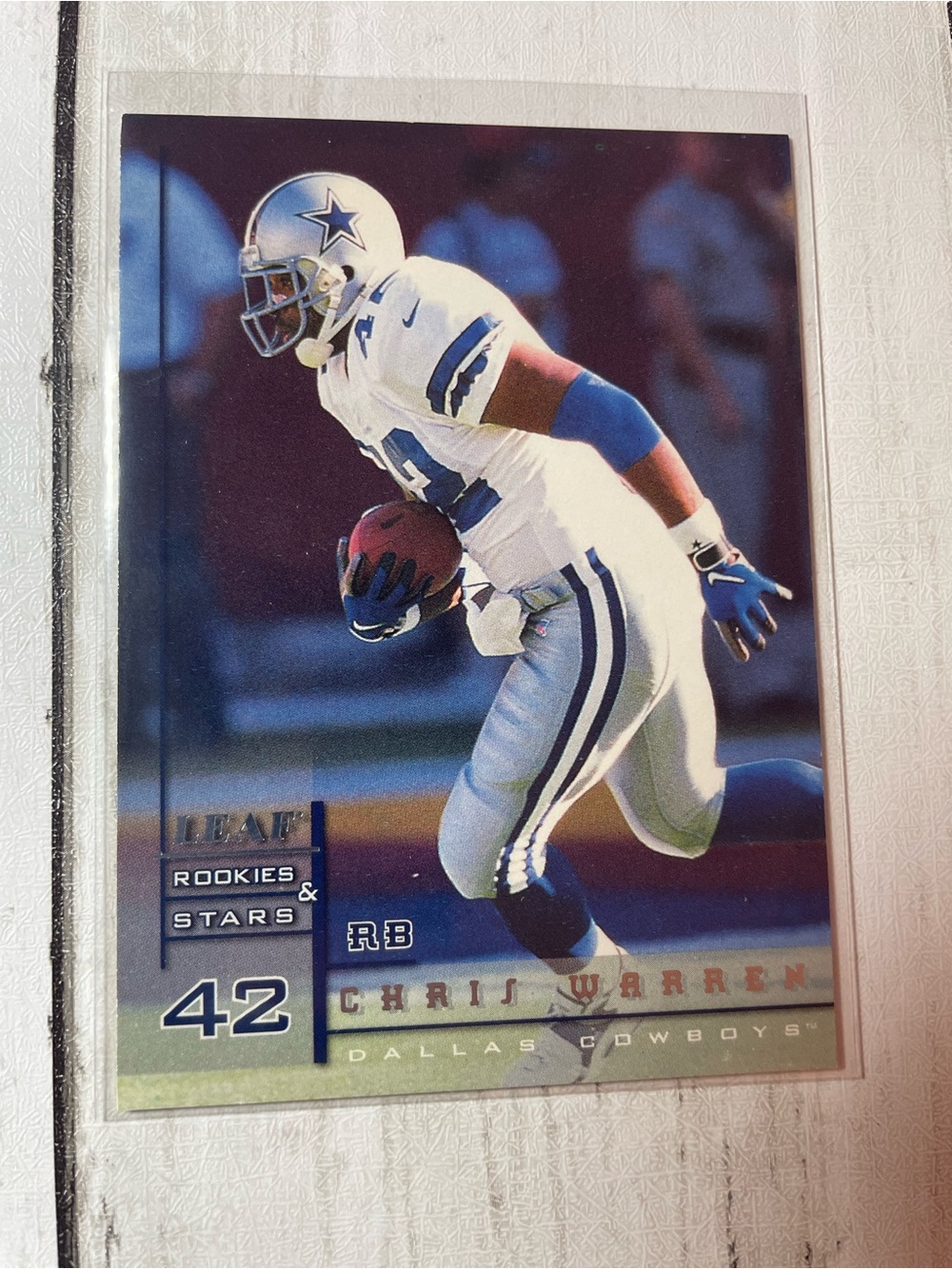 1998 Leaf Rookies and Stars Football #10 Chris Warren